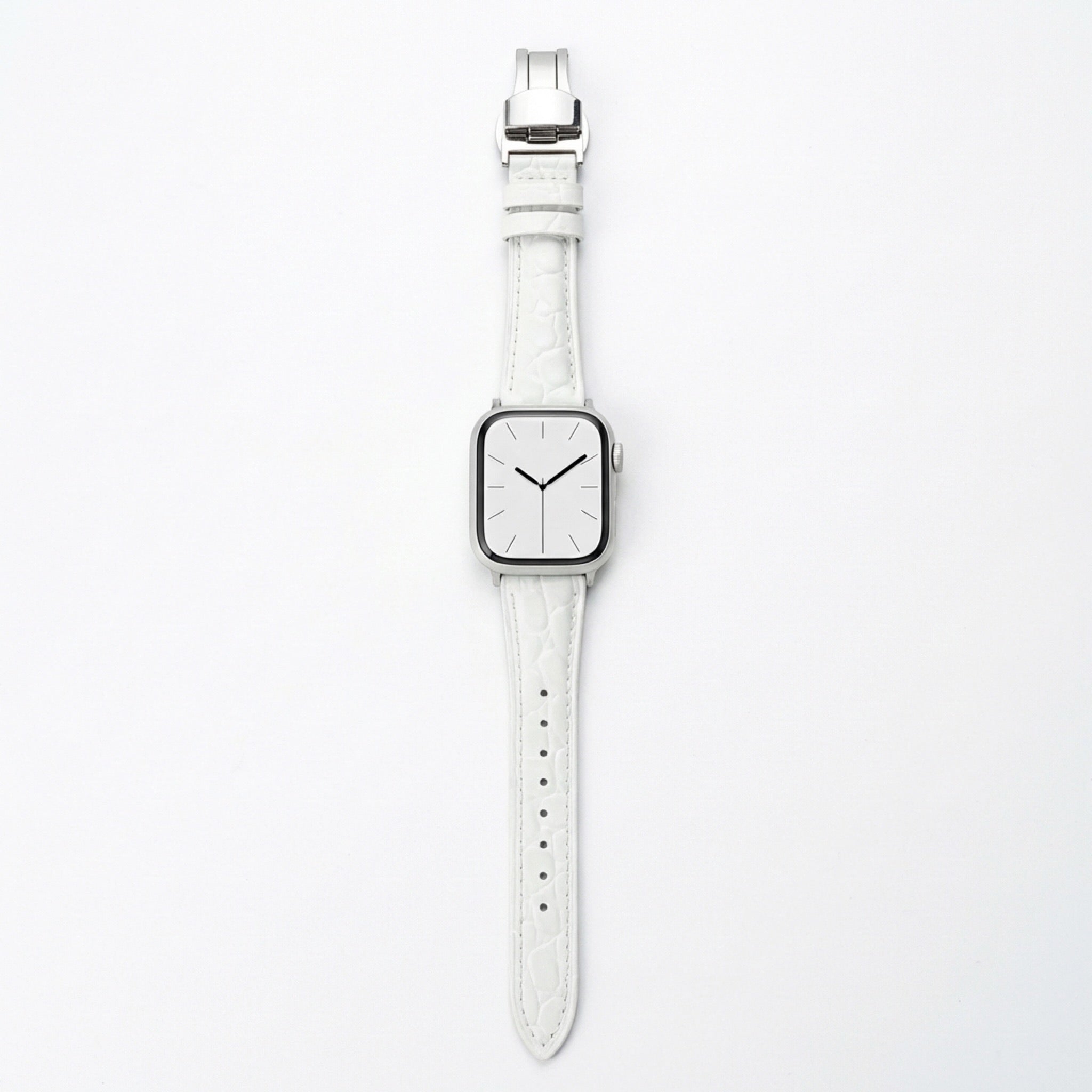 Dusk Leather Apple Watch Strap (White)