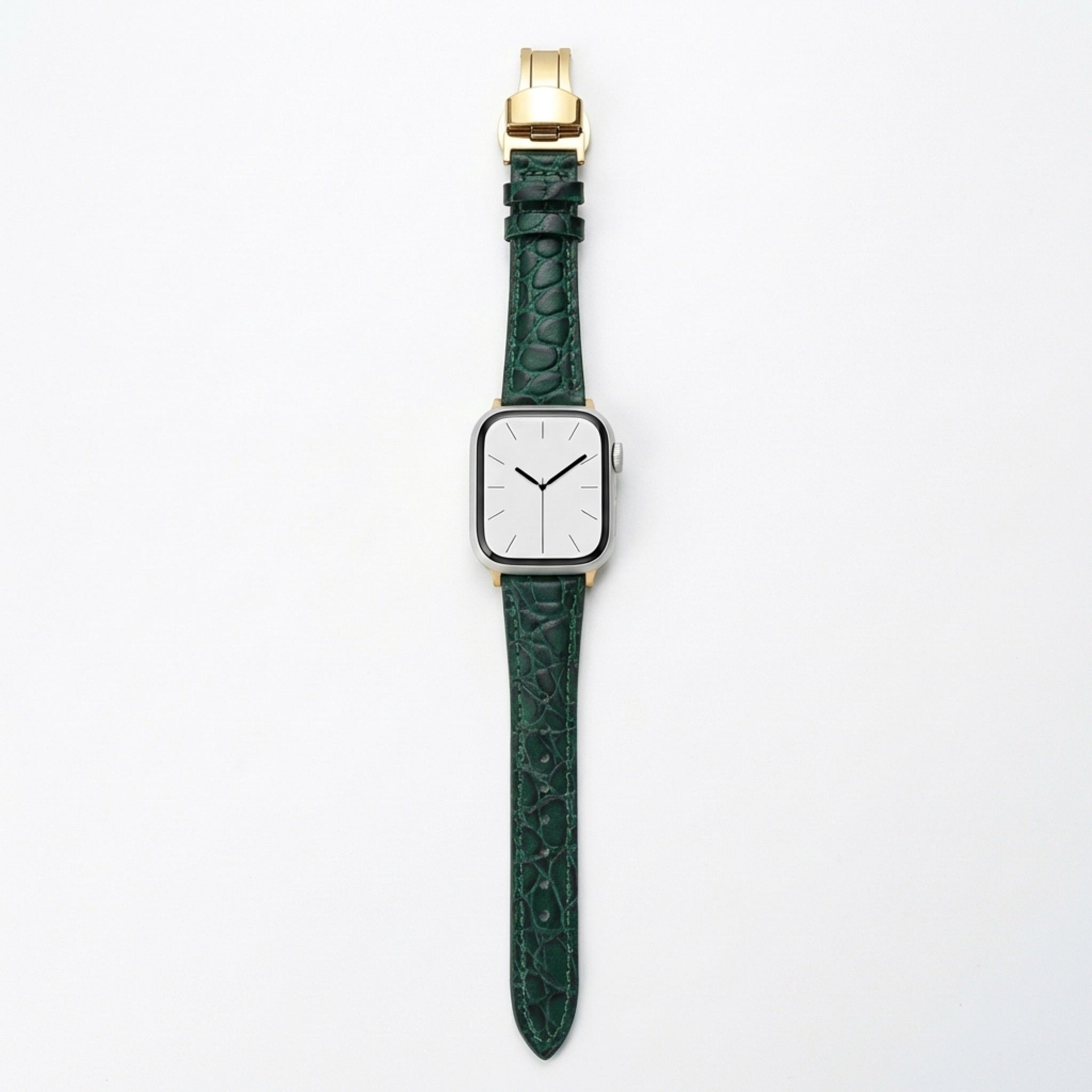 Dusk Leather Apple Watch Strap (Emerald)