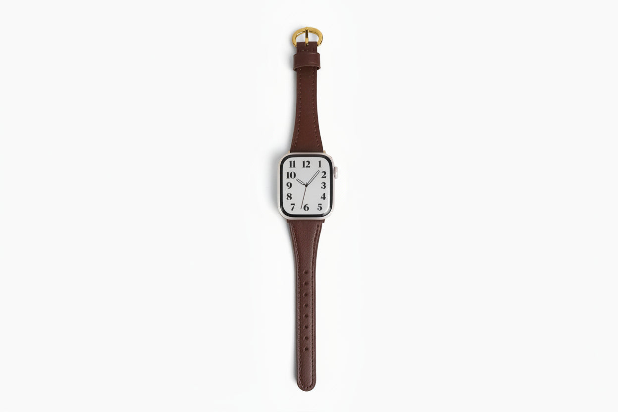 Bloom Leather Apple Watch Strap (Brown)