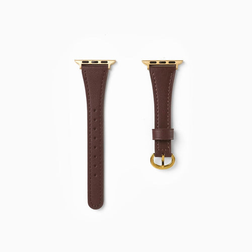 Bloom Leather Apple Watch Strap (Brown)